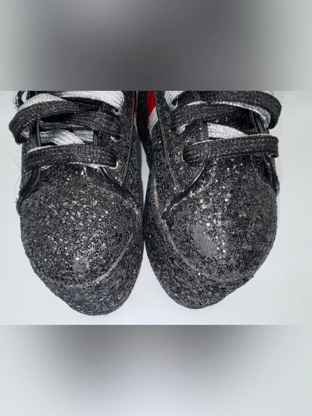 ✨ Cape Robbin Black Glitter Platform Sneakers | women 9/EU40